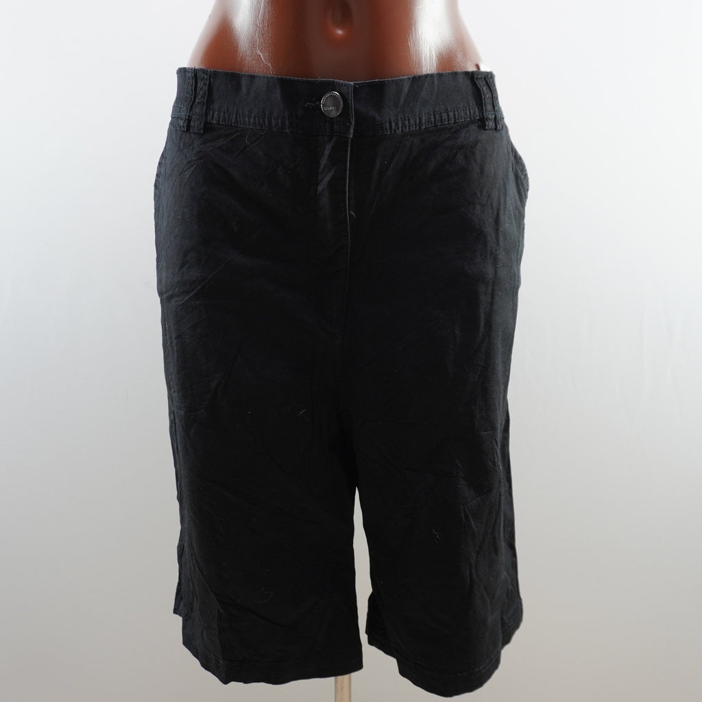 Pantalones Cortos Vaqueros Canda para Mujer Usados - Negro, XXL