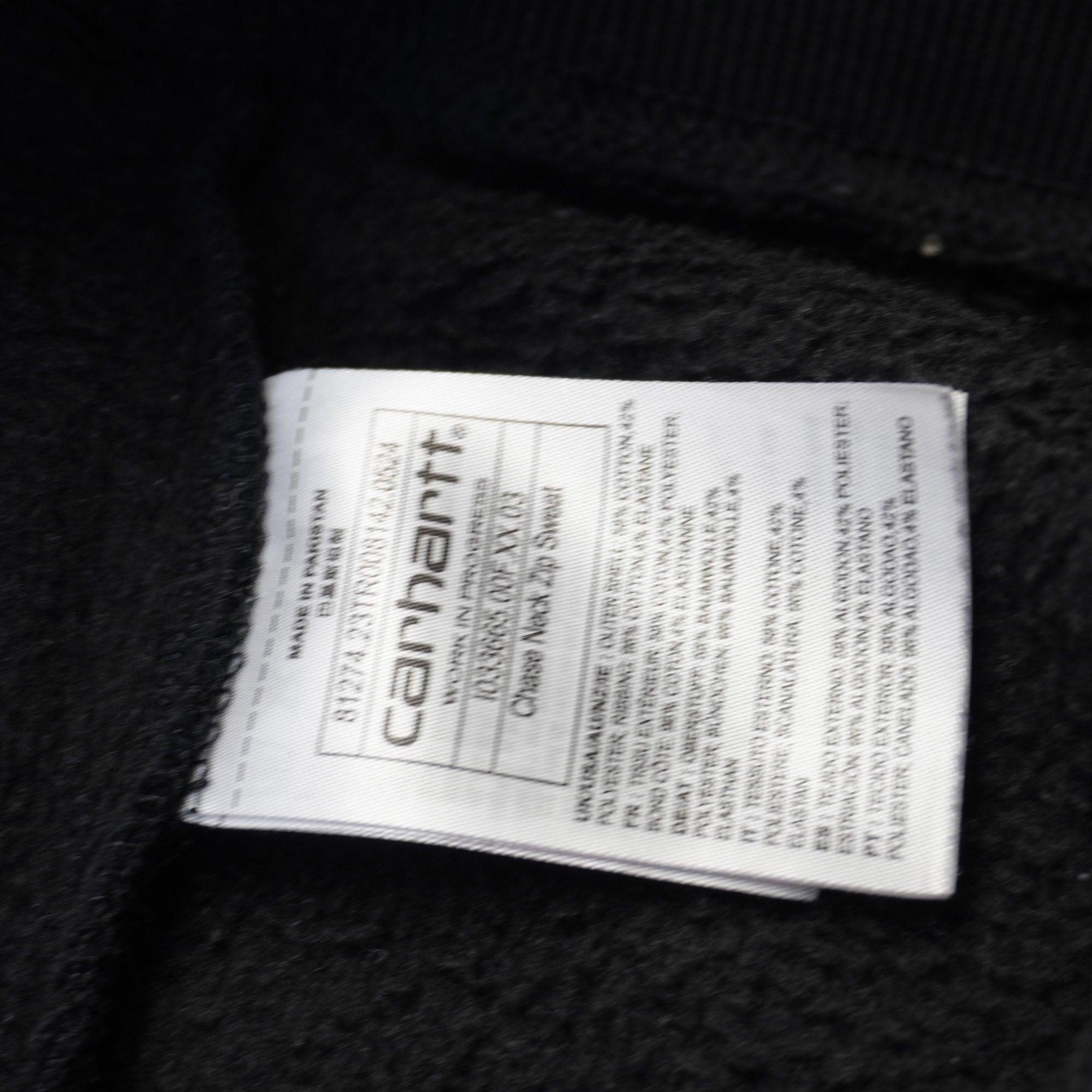 Sudadera con Capucha Carhartt para Hombre Usada - Negra, M