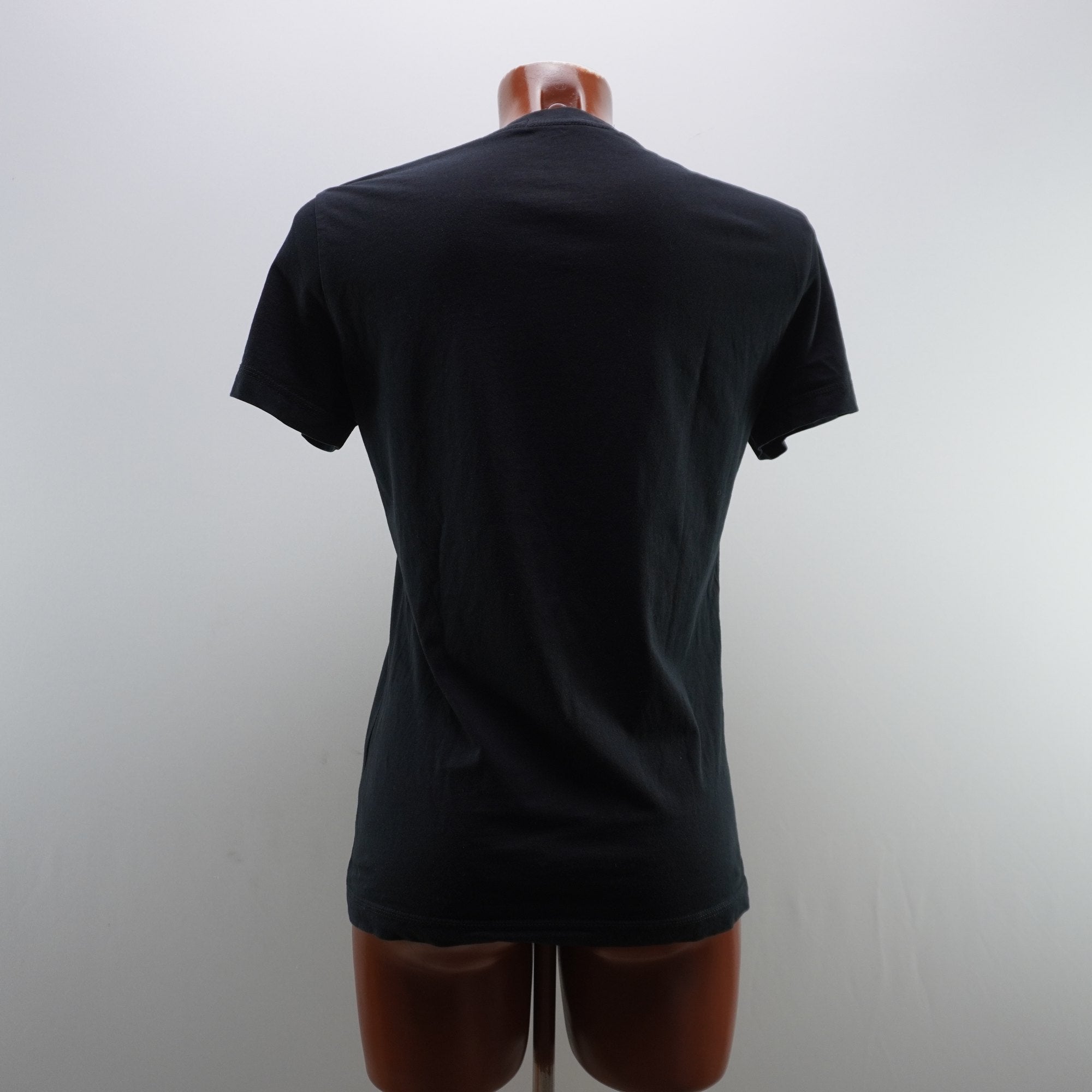 Camiseta de Manga Corta Calvin Klein para Mujer - Negra, XS - Usada en Muy Buen Estado