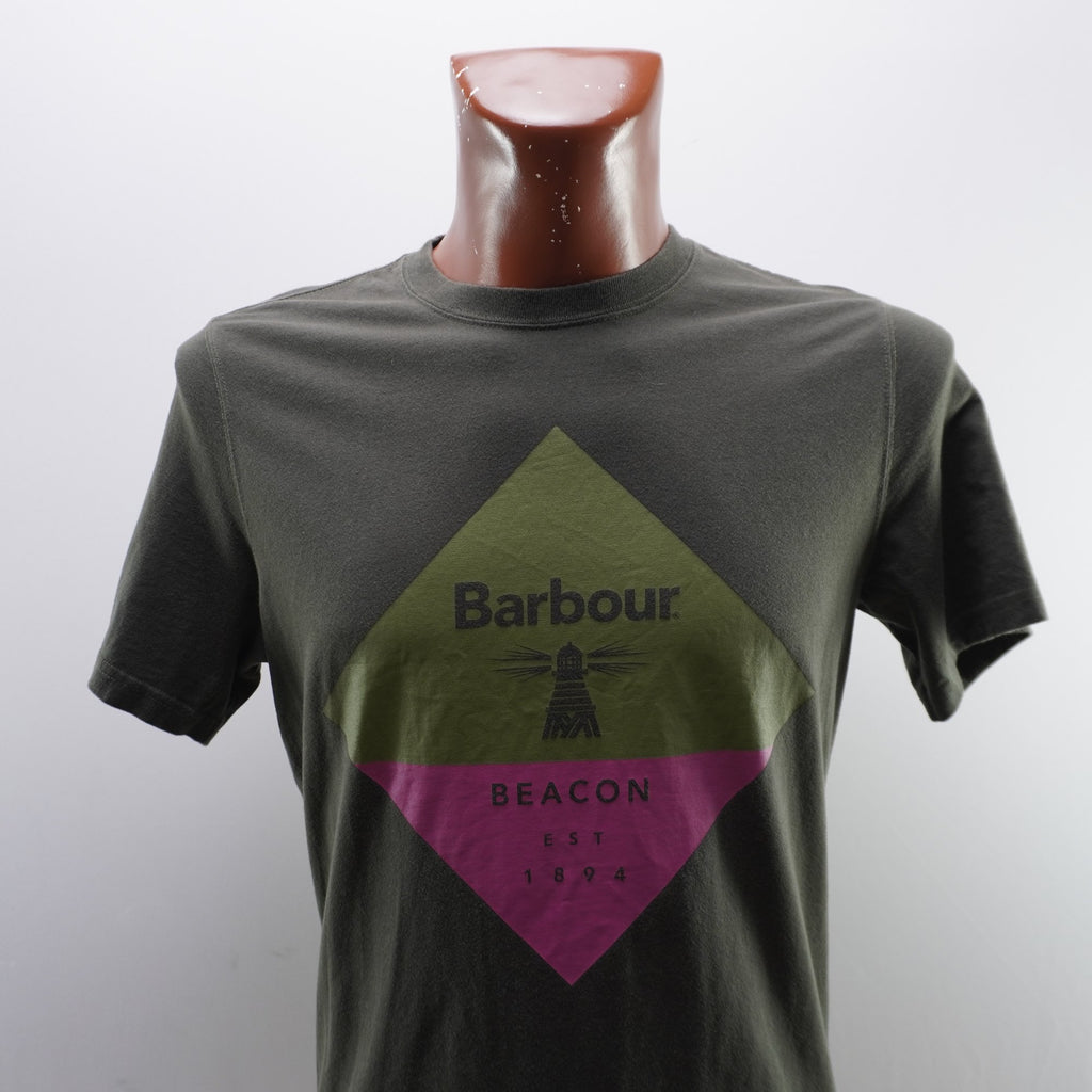 Camiseta Barbour para Hombre Usada - Caqui, M