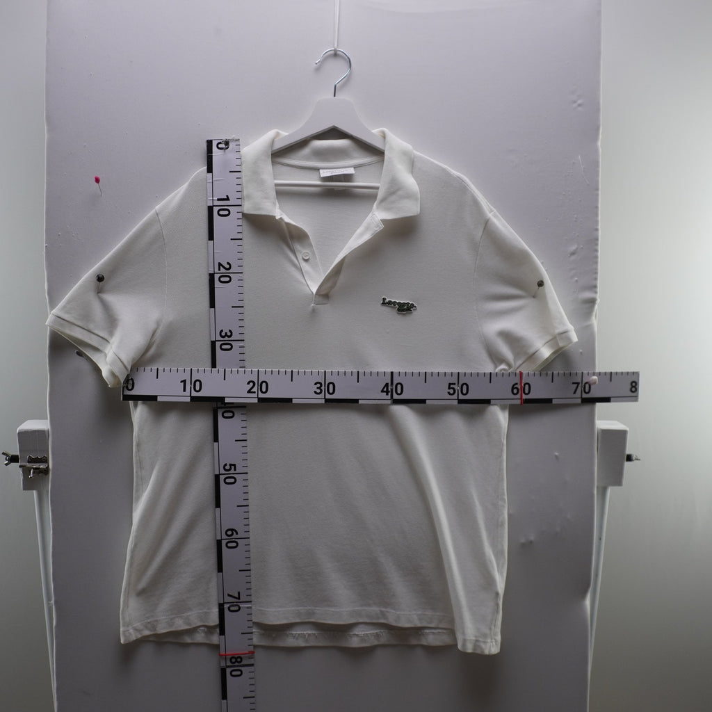 Camiseta Lacoste para Hombre Usada - Blanca, XXL