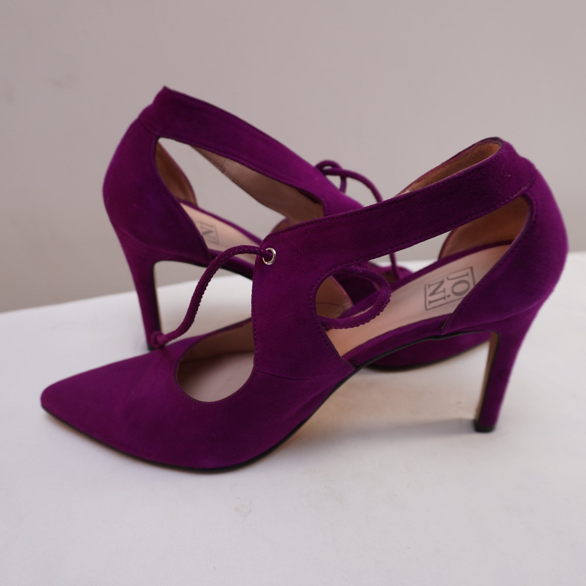 Tacones Joni para Mujer Usados - Púrpura, Talla 39