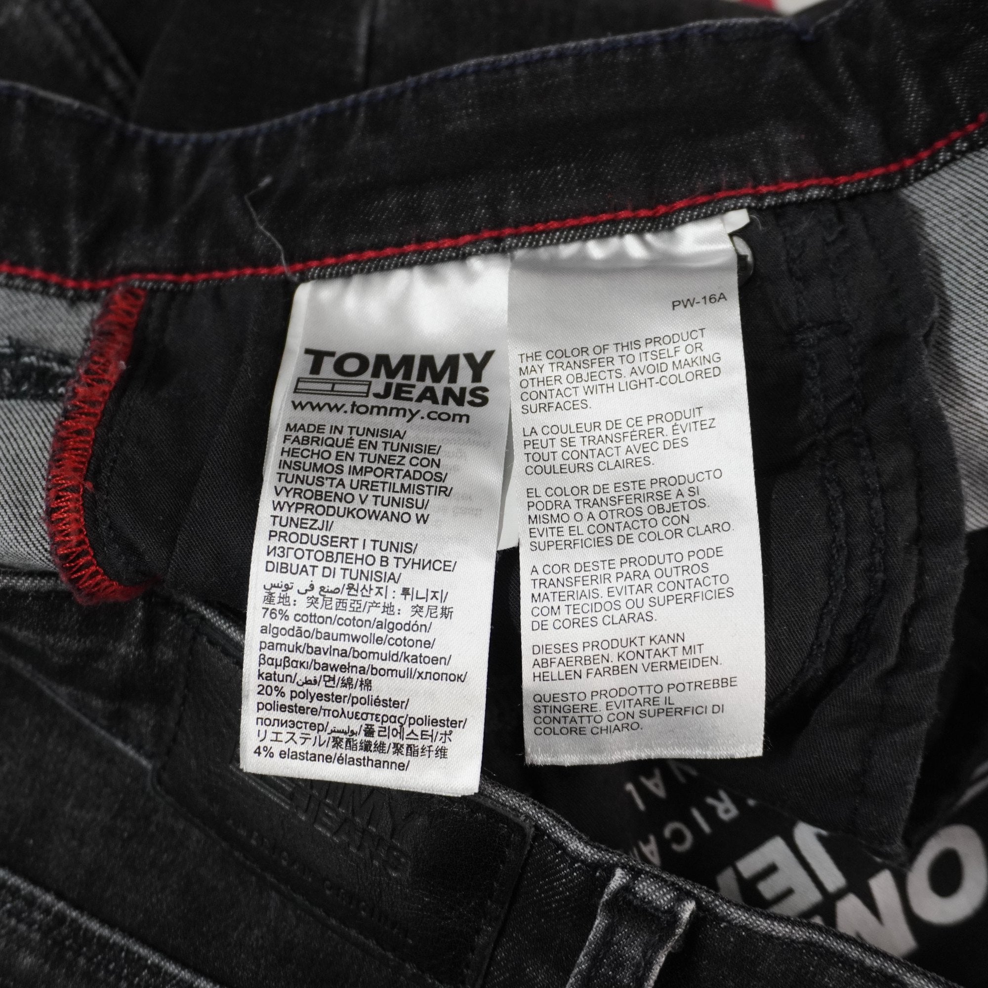 Vaqueros Tommy Hilfiger para Mujer Usados - Negro, W28 L32