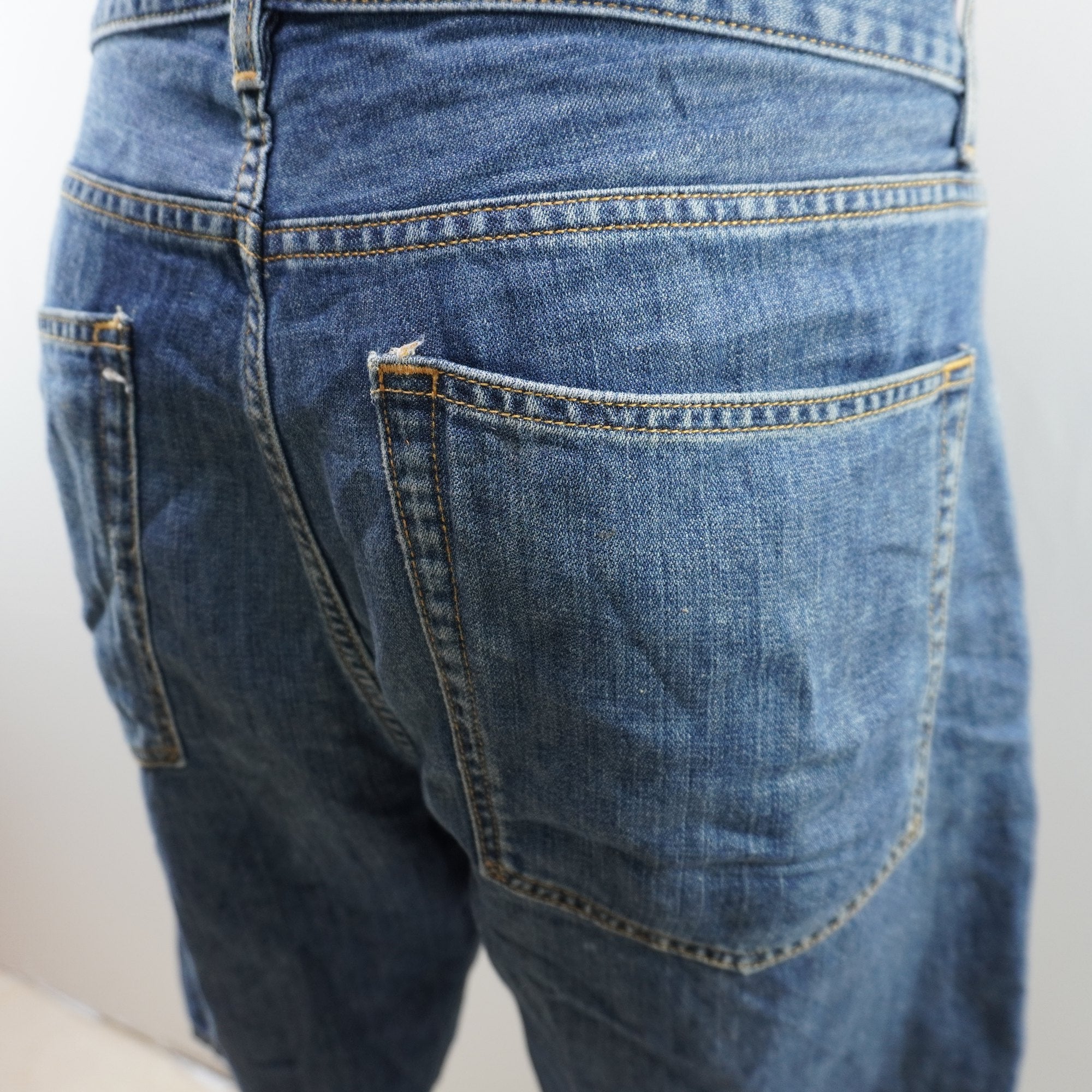 Pantalones Cortos Vaqueros Lacoste para Hombre Usados - Azul, XL