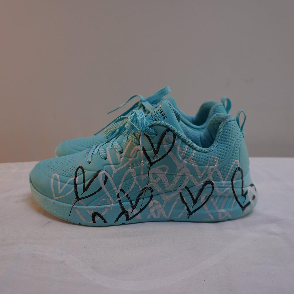 Zapatillas Skechers para Mujer Usadas - Azul, 39