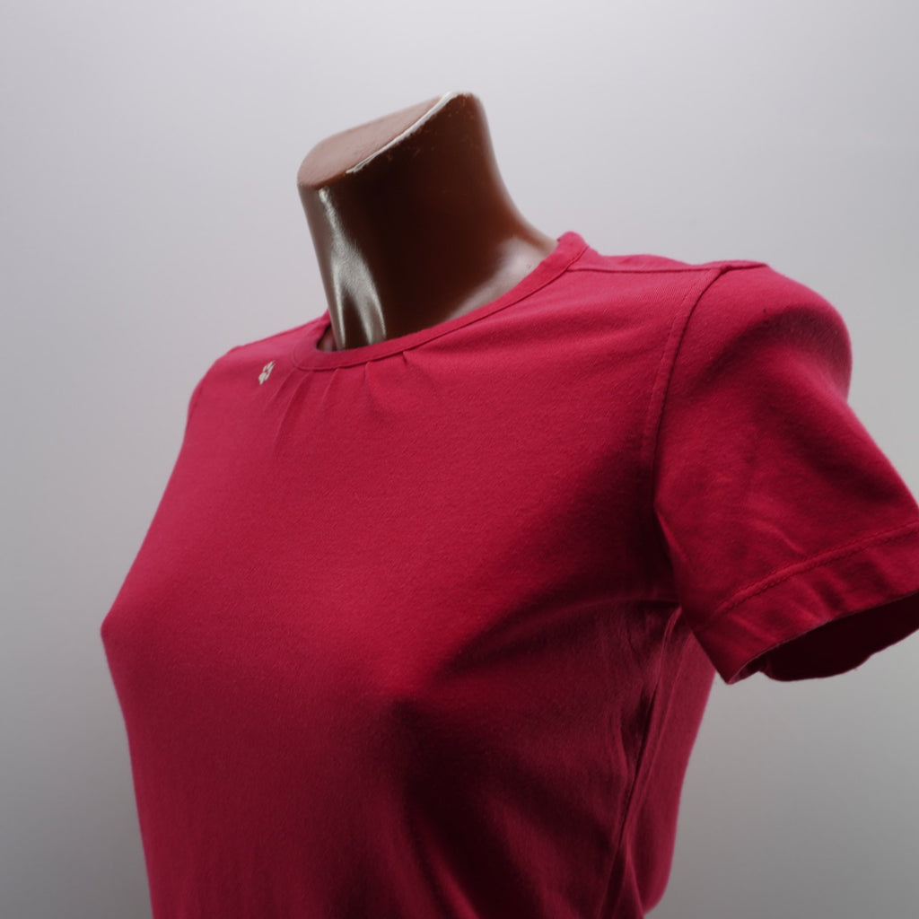 Camiseta de Manga Corta Jack Wolfskin para Mujer - Roja, S, Usada en Muy Buen Estado