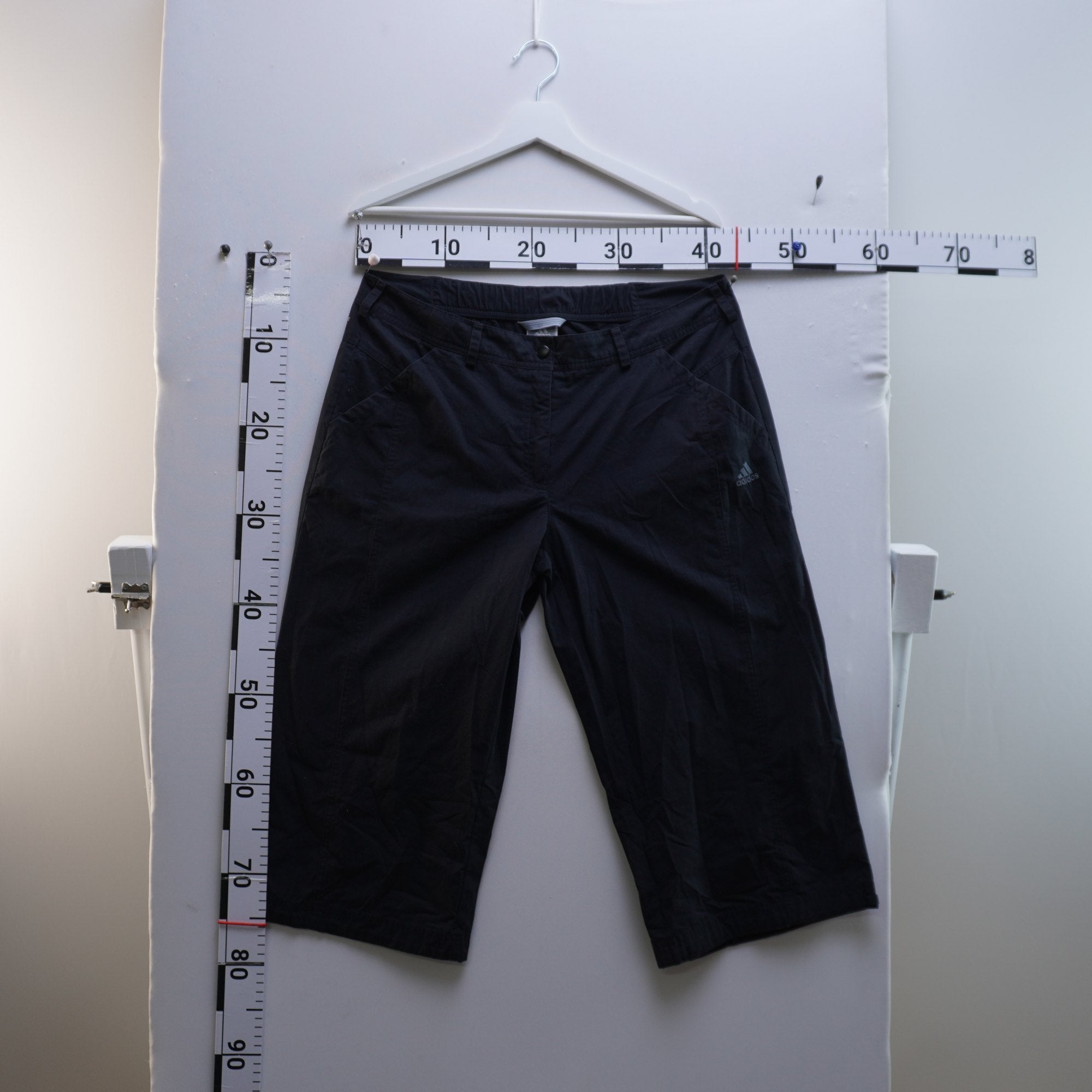 Pantalones de Franela Adidas para Mujer Usados - Negro, XXL