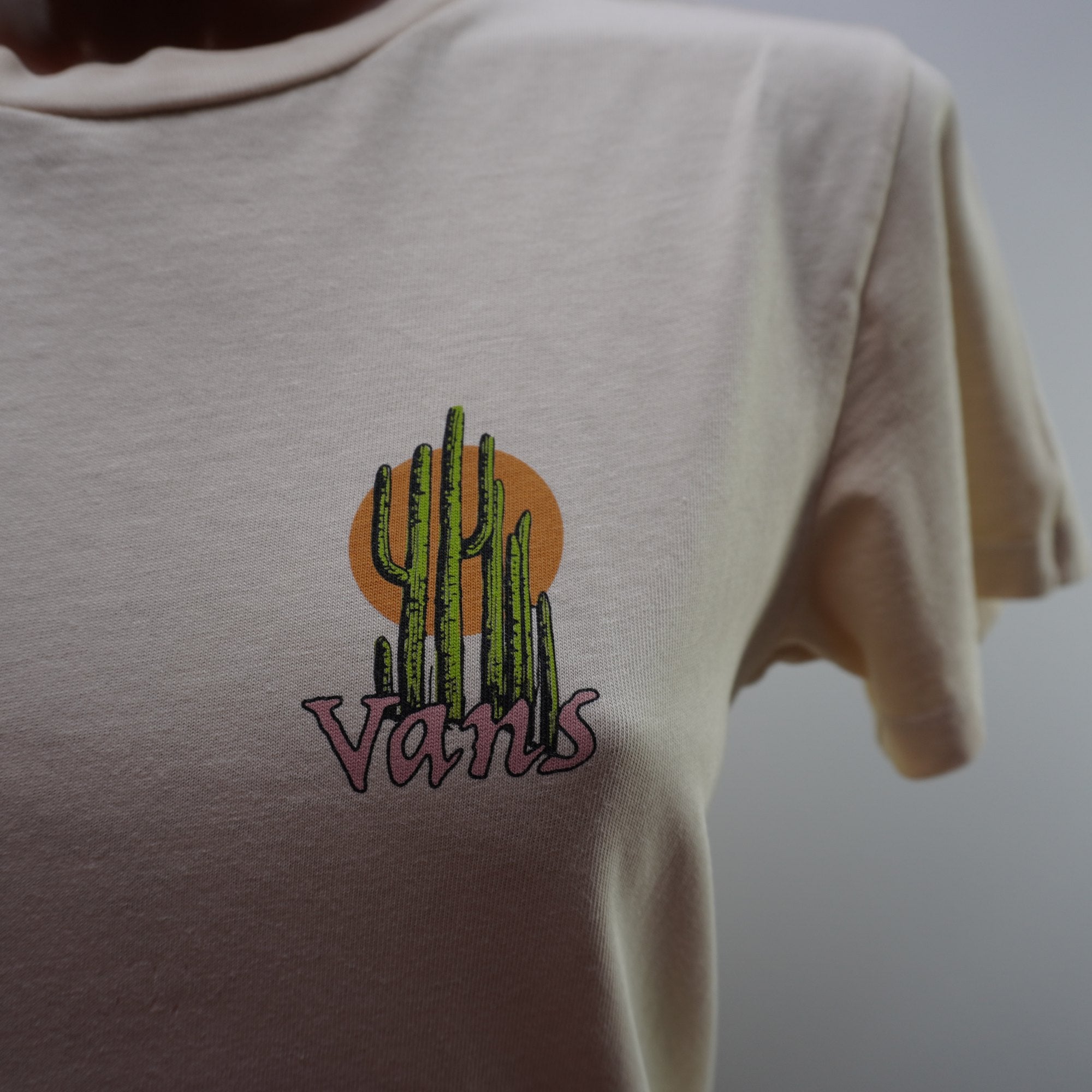 Camiseta Vans para Mujer Usada - Beige, S