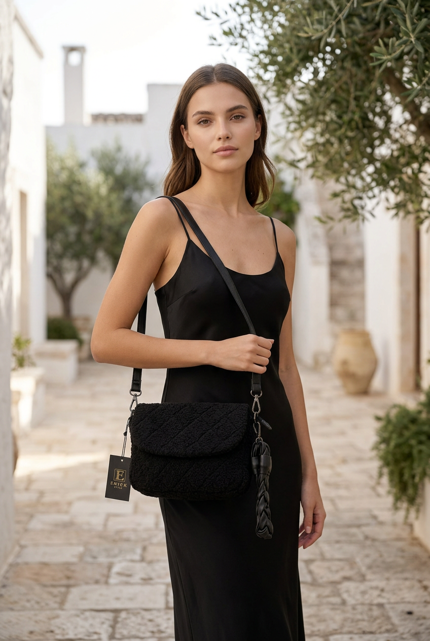 Bolso Baguette Erick para Mujer Usado - Negro