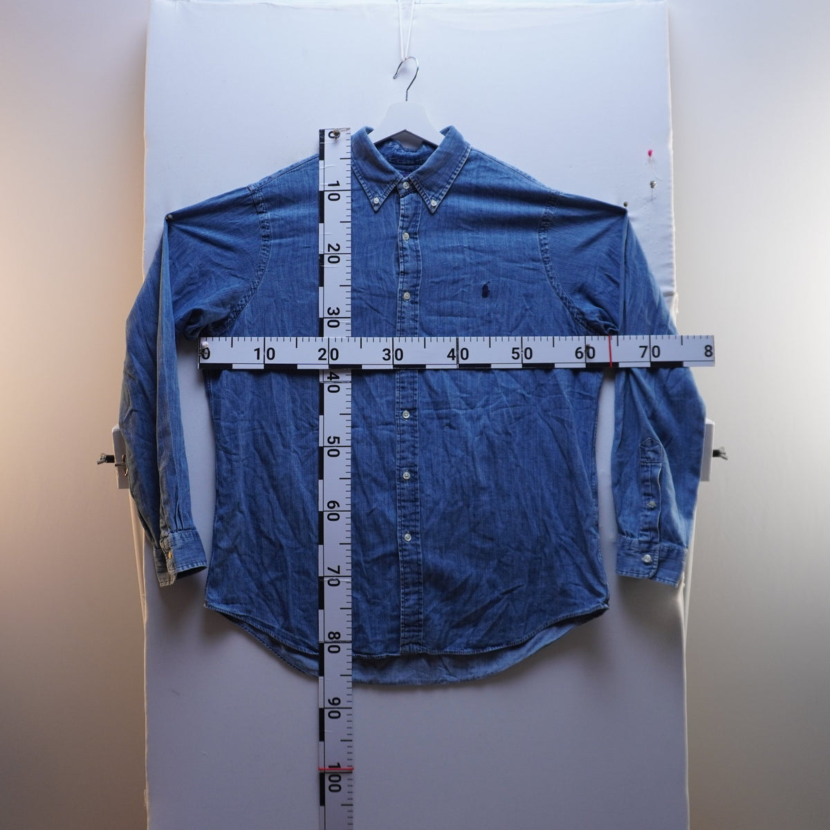Camisa Henley Ralph Lauren para Hombre Usada - Azul, XL
