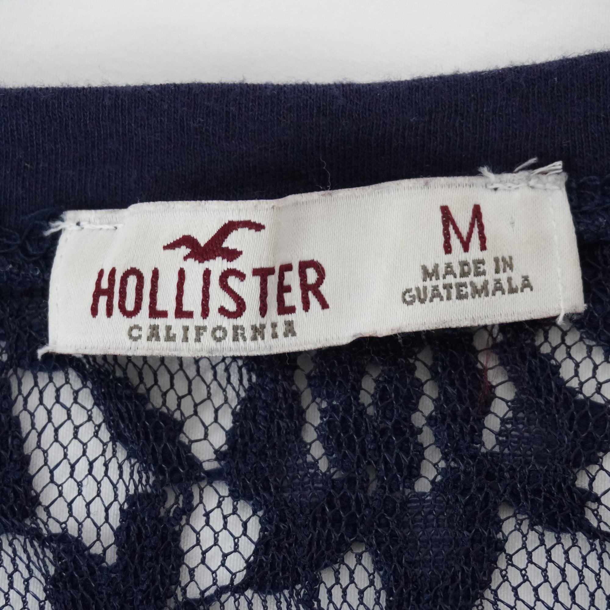 Camiseta Hollister para Mujer Usada - Azul Marino, M