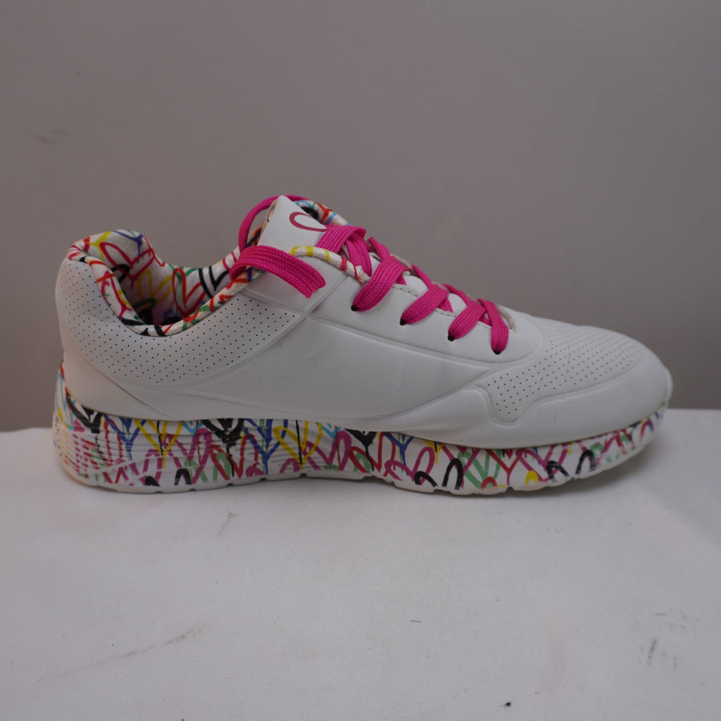 Zapatillas Skechers para Mujer Usadas - Blancas, Talla 39