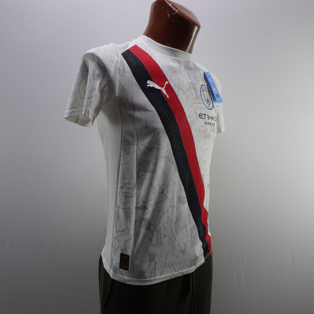 Camiseta de Manga Corta Puma Manchester para Otros - Blanca, Talla 164, Usada en Buen Estado