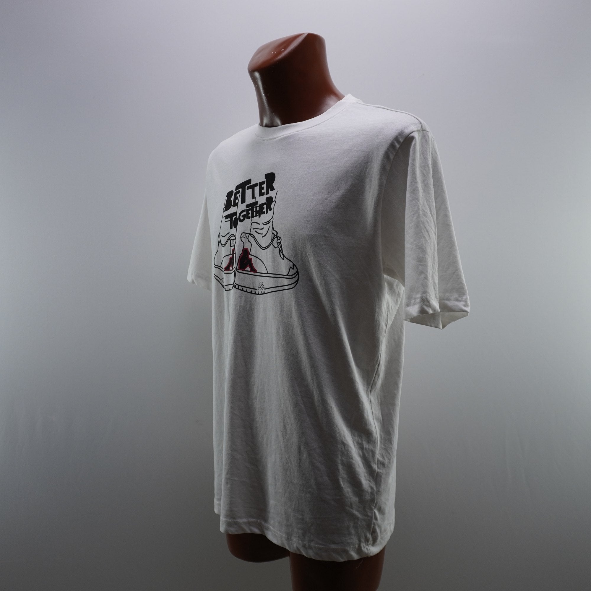 Camiseta Kappa para Hombre Usada - Blanca, XL