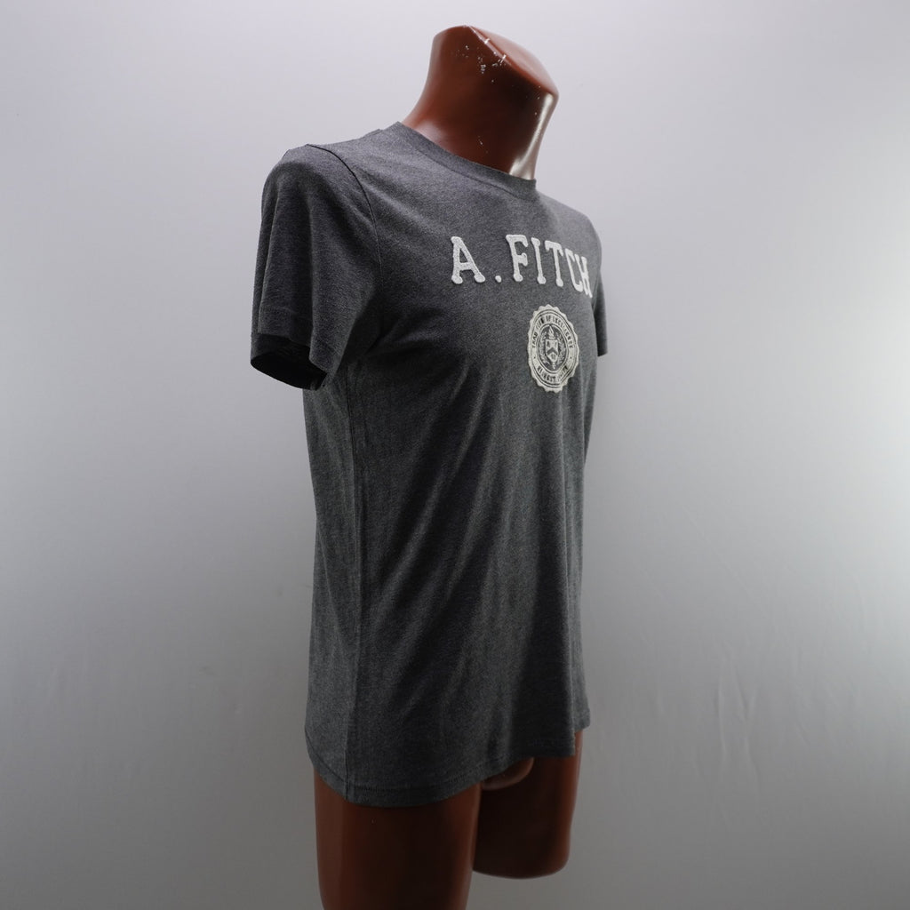 Camiseta de Manga Corta Abercrombie & Fitch para Hombre Usada - Gris, S