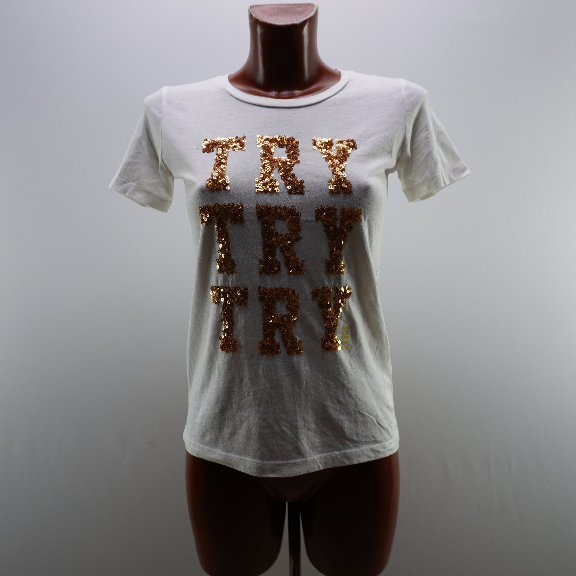Camiseta Guess para Mujer Usada - Blanca, XS