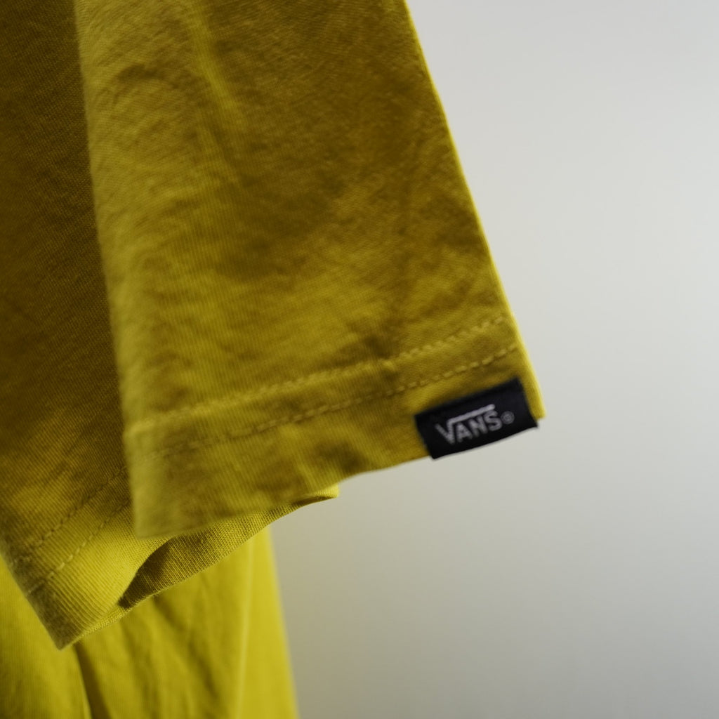 Camiseta de Manga Corta Vans para Hombre Usada - Amarillo, L