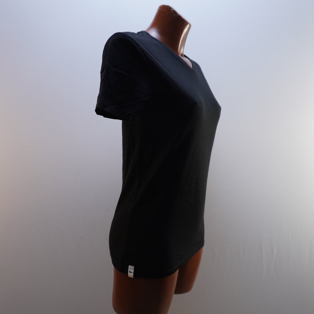 Camiseta Lacoste para Mujer Usada - Negra, S