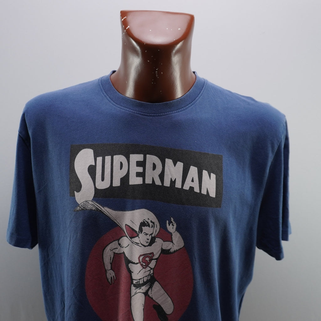 Camiseta Superman para Hombre Usada - Azul, XL