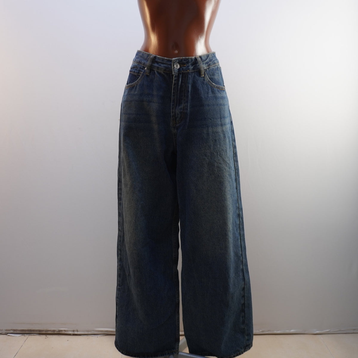 Vaqueros Jemierr para Mujer Usados - Azul, Pequeño (S)