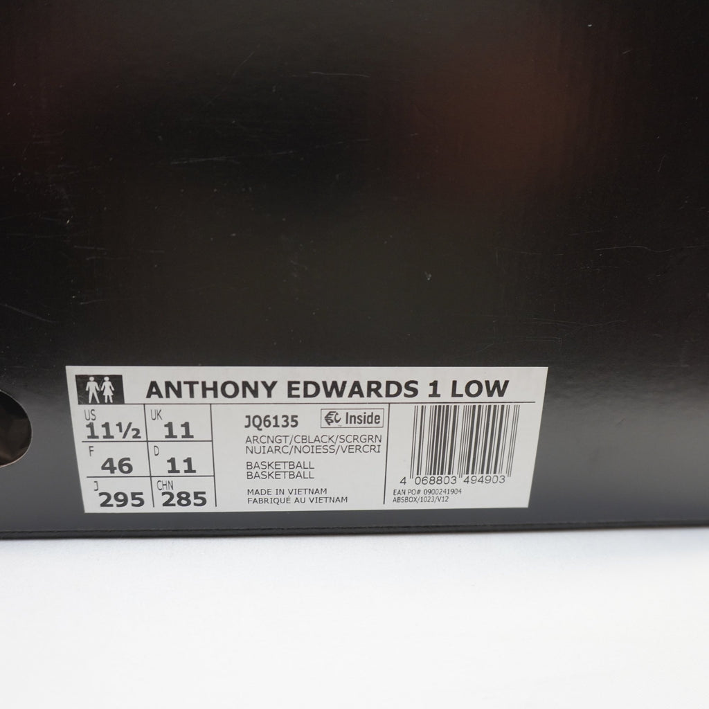 Zapatillas Adidas para Hombre Usadas - Negras, Talla 46