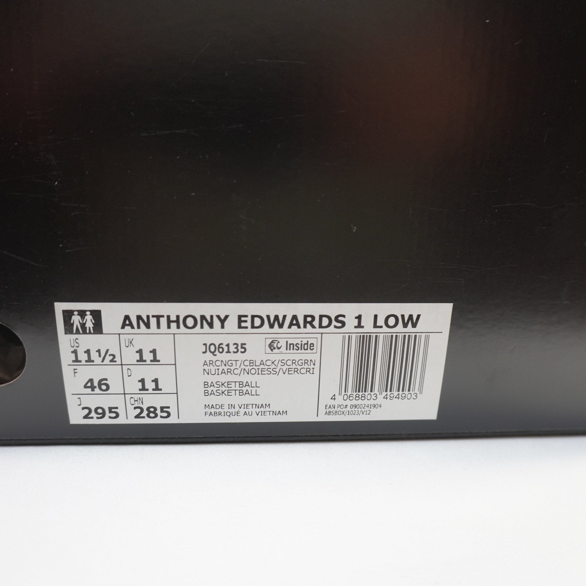Zapatillas Adidas para Hombre Usadas - Negras, Talla 46