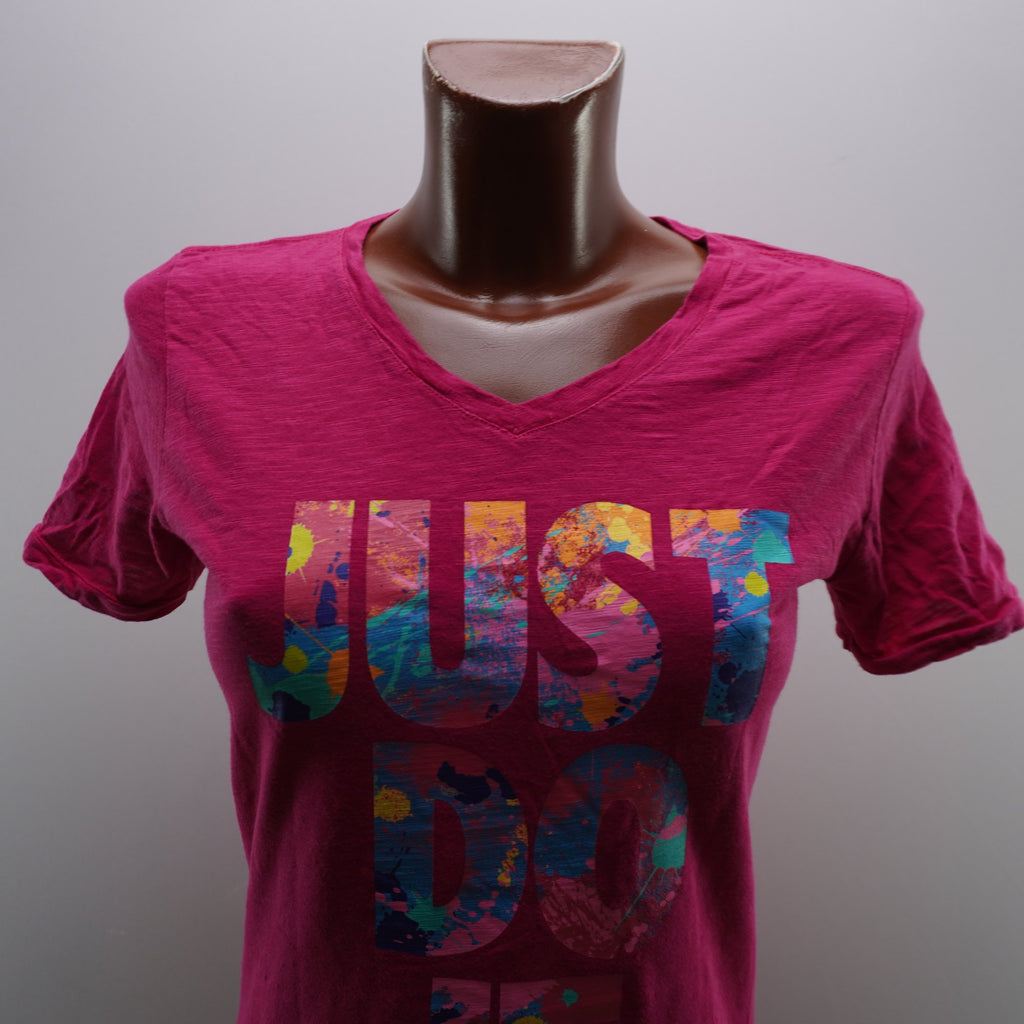 Camiseta Nike para Mujer Usada - Rosa, M