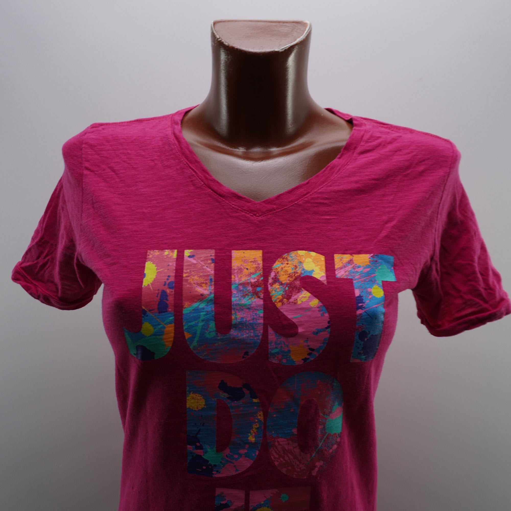 Camiseta Nike para Mujer Usada - Rosa, M