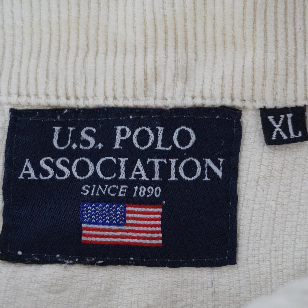 Cazadora Vaquera U.S. Polo Assn. para Mujer Usada - Blanca, XL