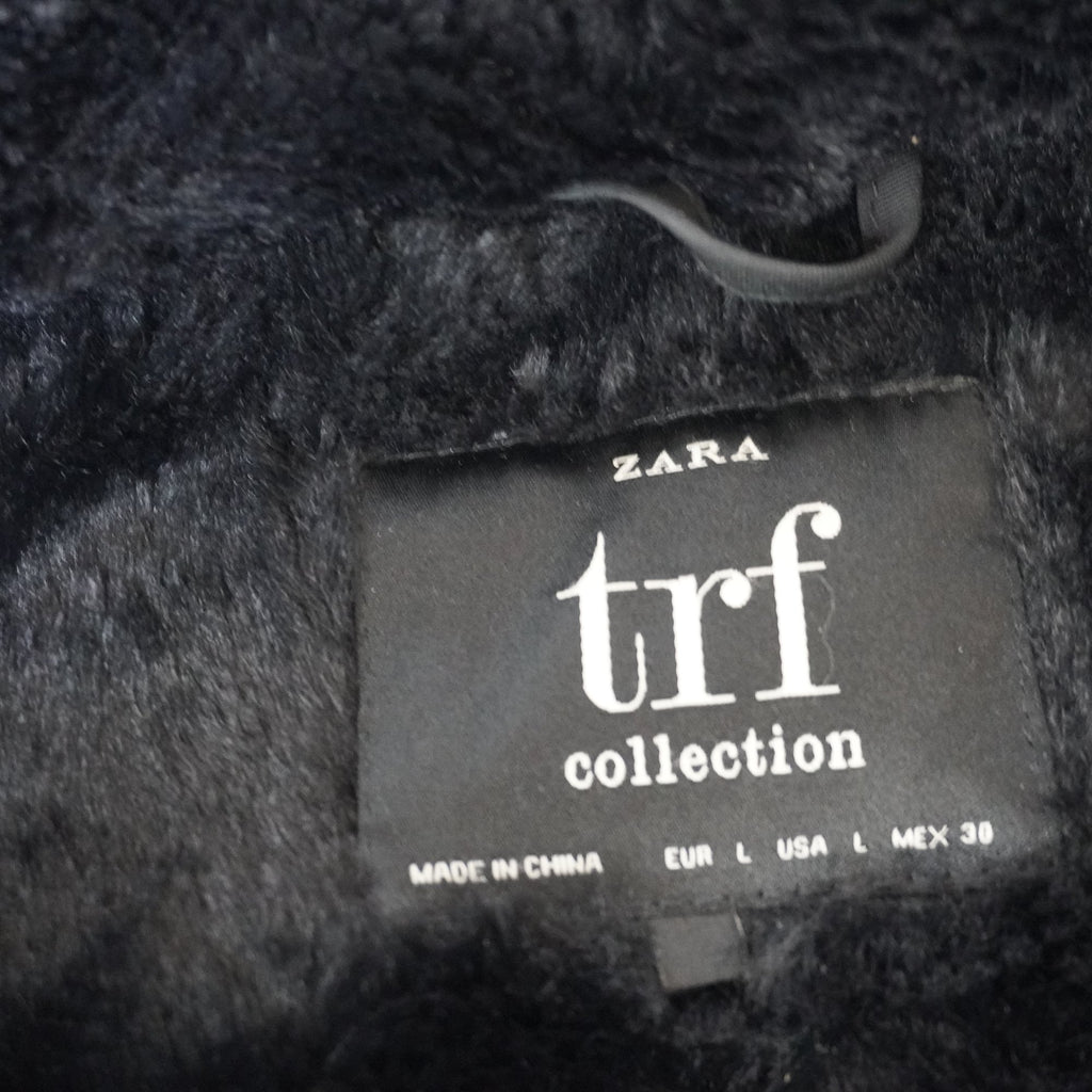 Parka Zara para Mujer Usada - Negra, Grande (L)