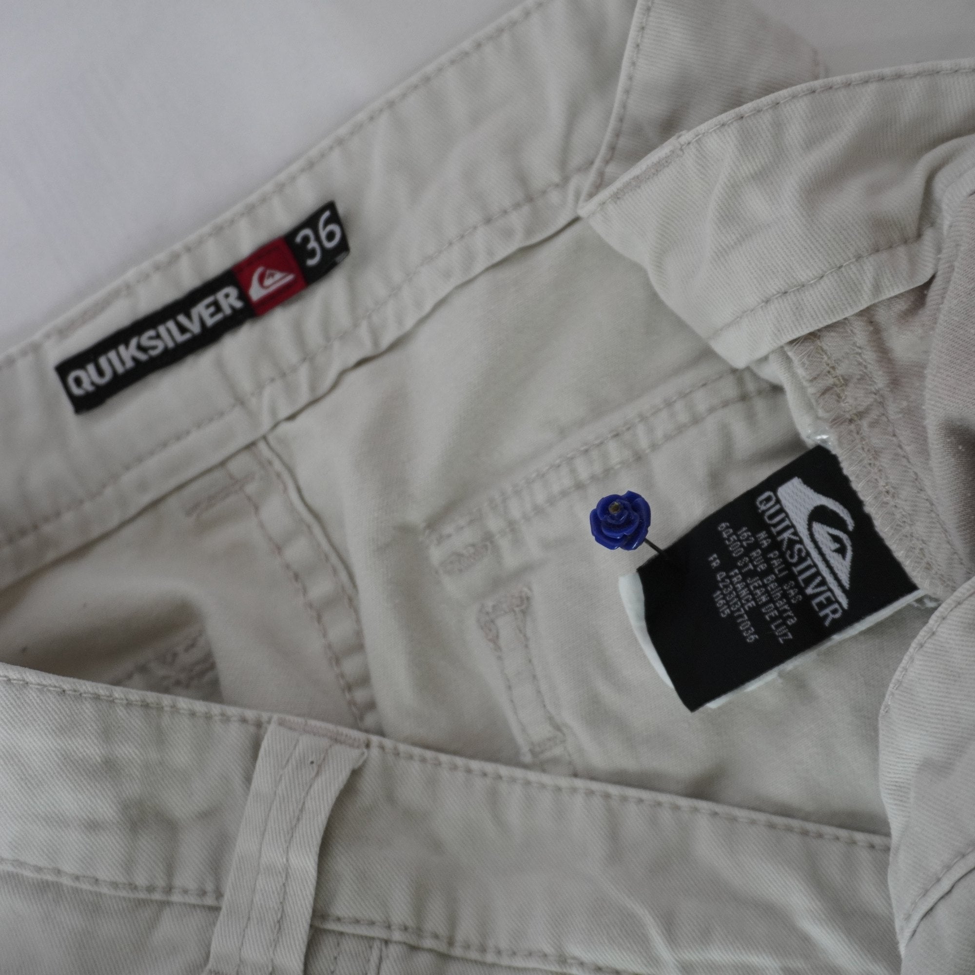 Pantalones Cortos Cargo Quiksilver para Hombre Usados - Beige, XL