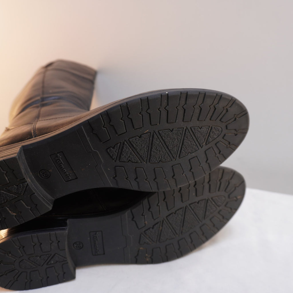 Botas Tamoris para Mujer Usadas - Negro, Talla 39