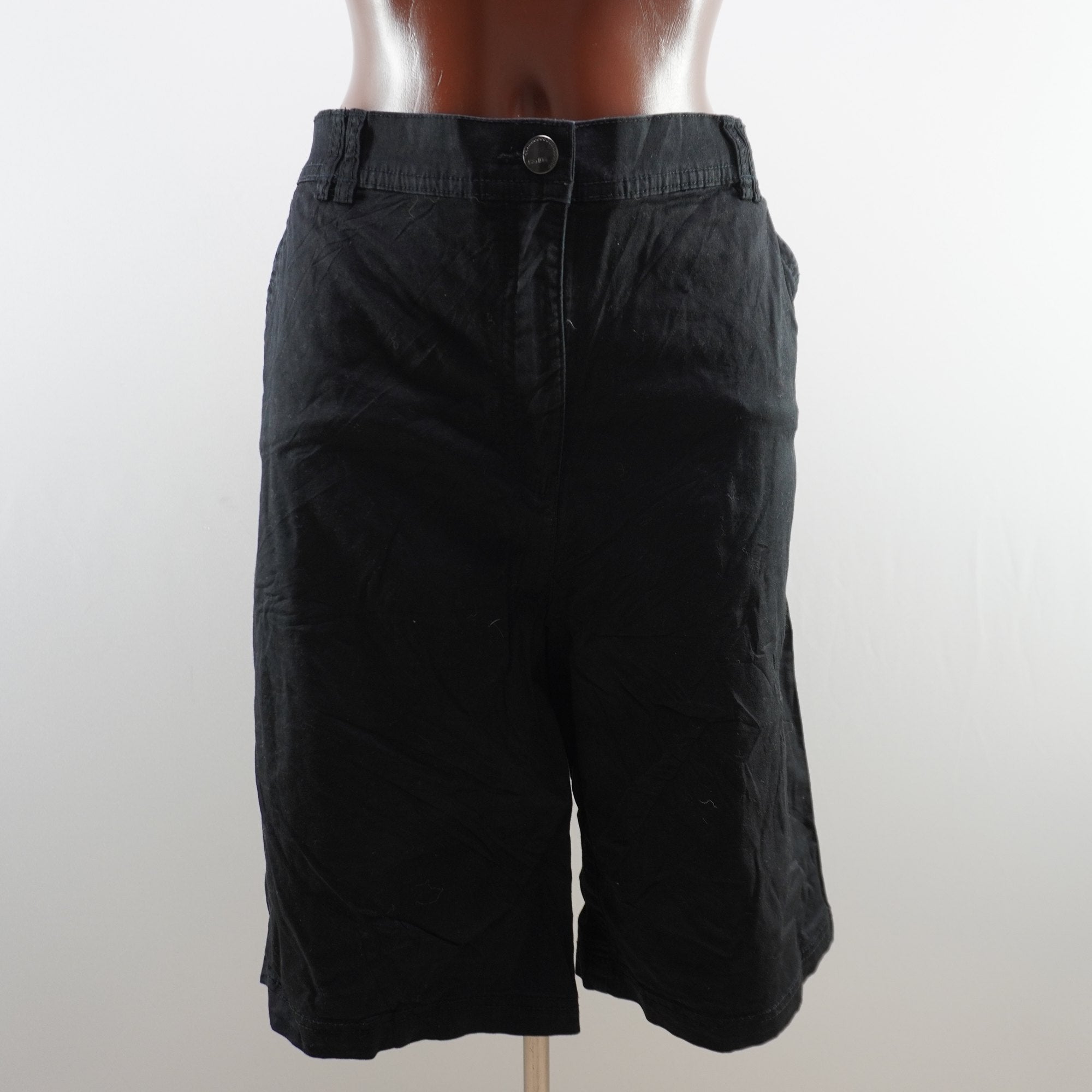 Pantalones Cortos Vaqueros Canda para Mujer Usados - Negro, XXL