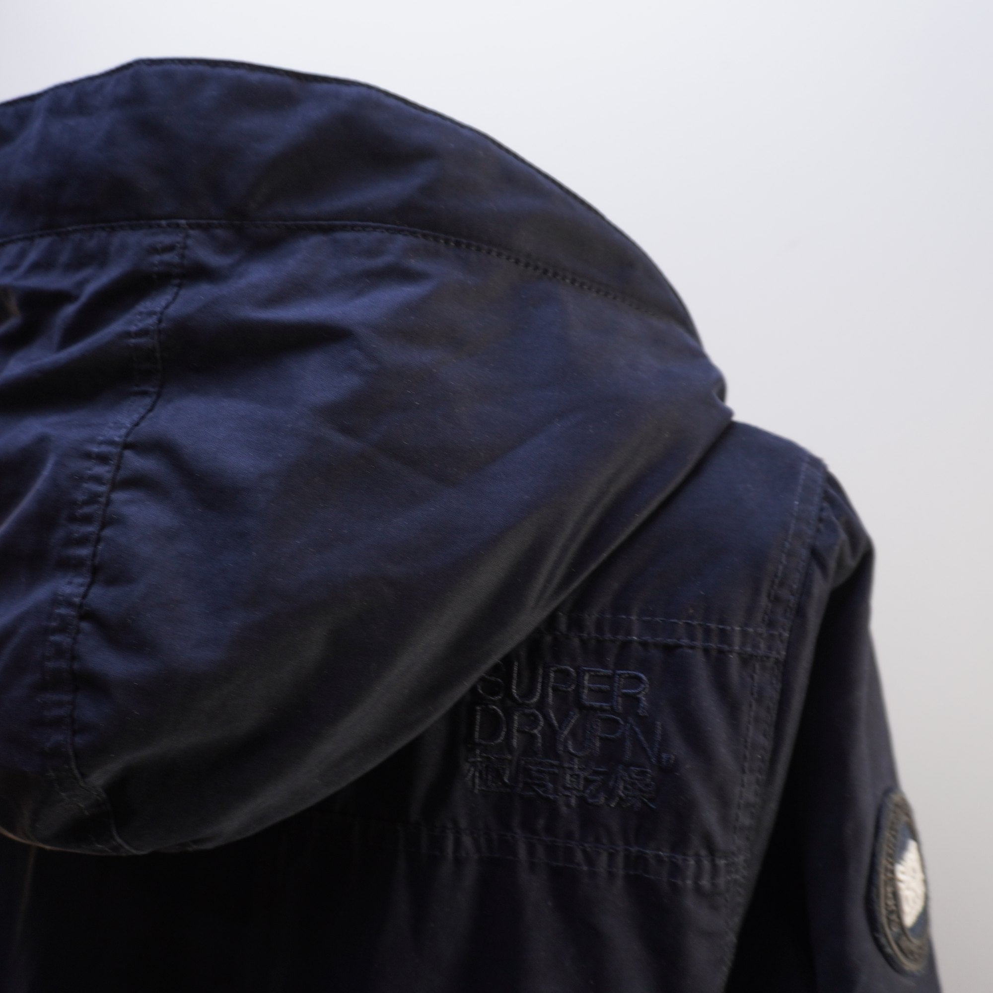 Parka Superdry para Mujer Usada - Azul Marino, XL