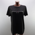 Camiseta de Manga Corta Tommy Hilfiger para Mujer Usada - Negro, L