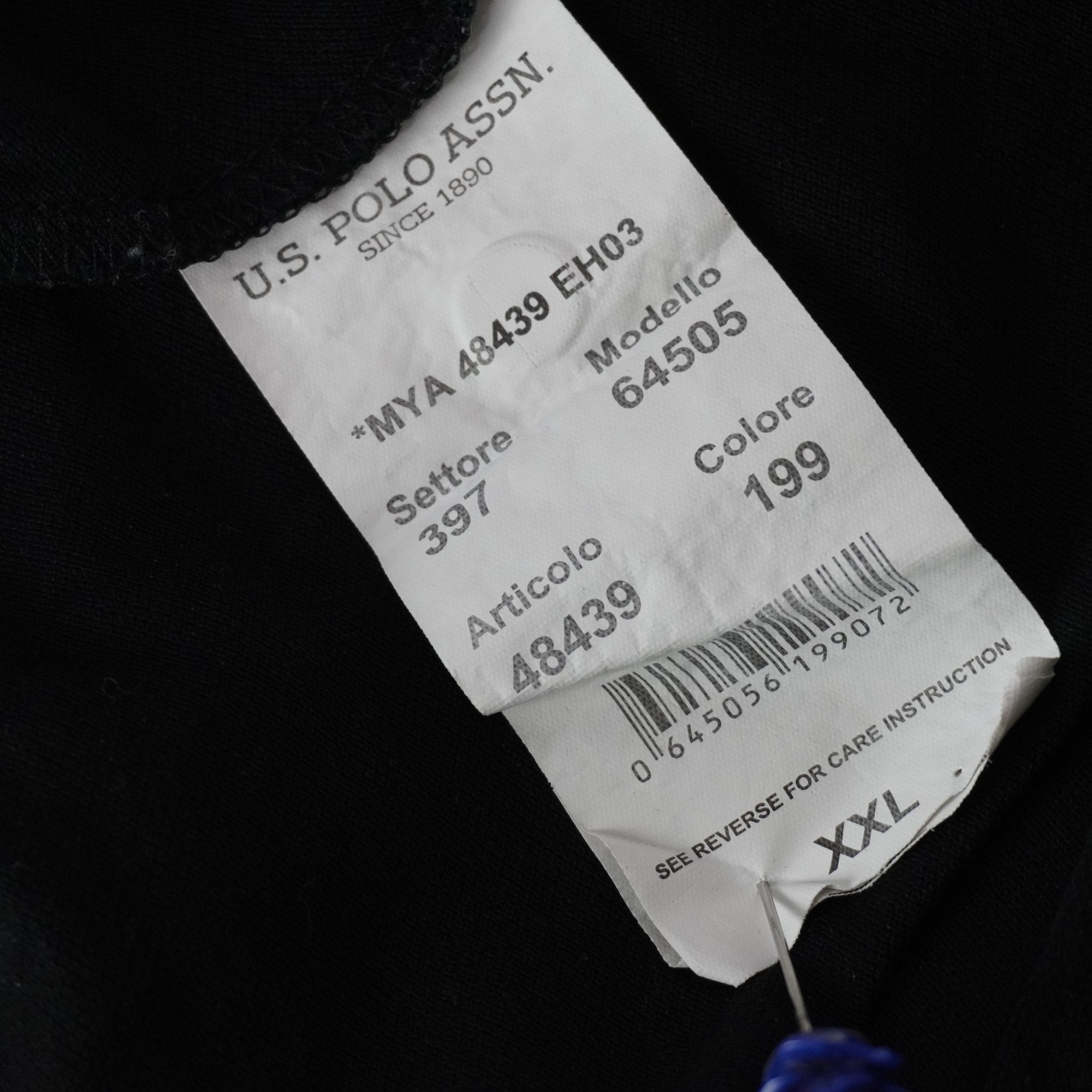 Camiseta U.S. Polo Assn. para Mujer Usada - Negra, XXL