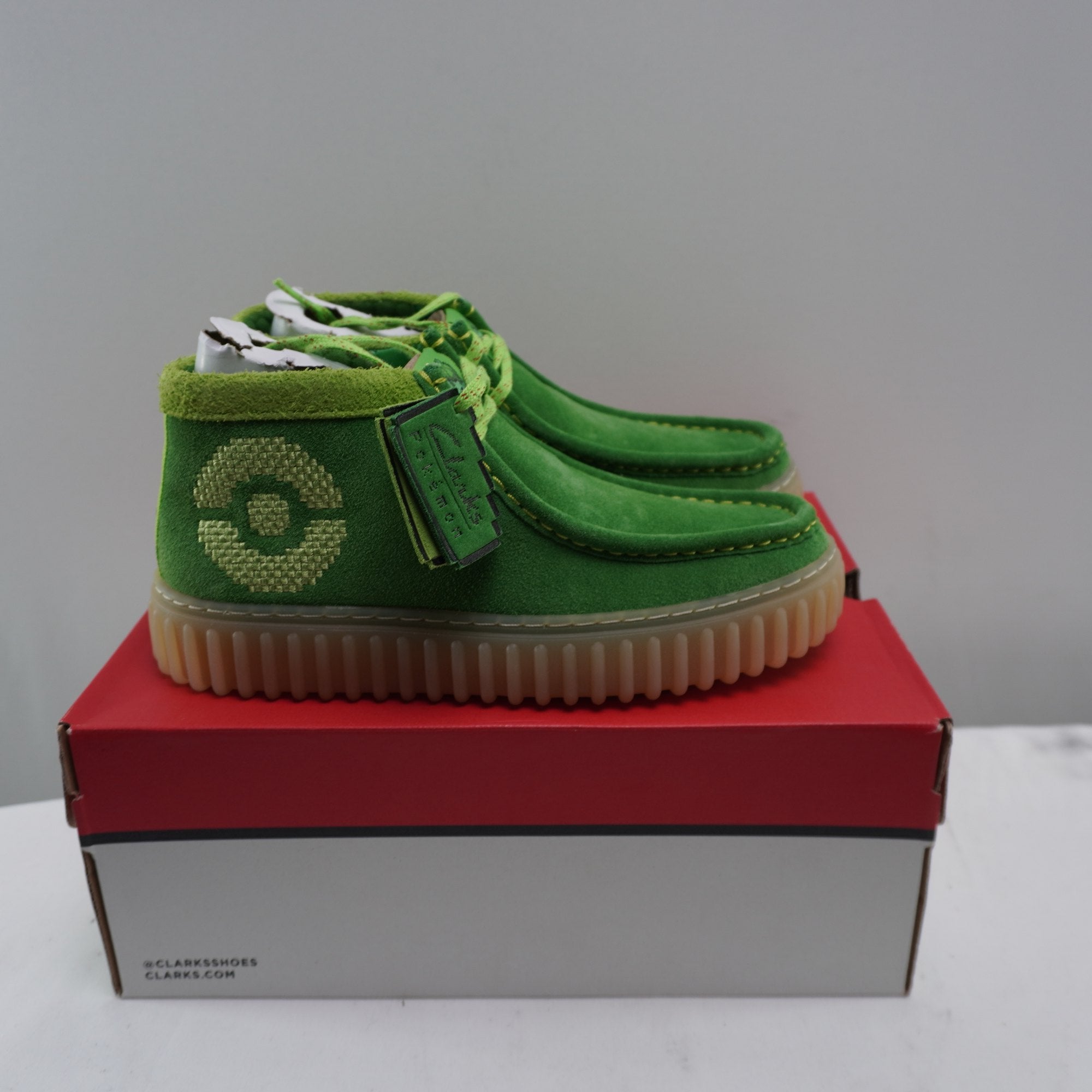 Zapatillas Clarks para Hombre Usadas - Verde, Talla 37