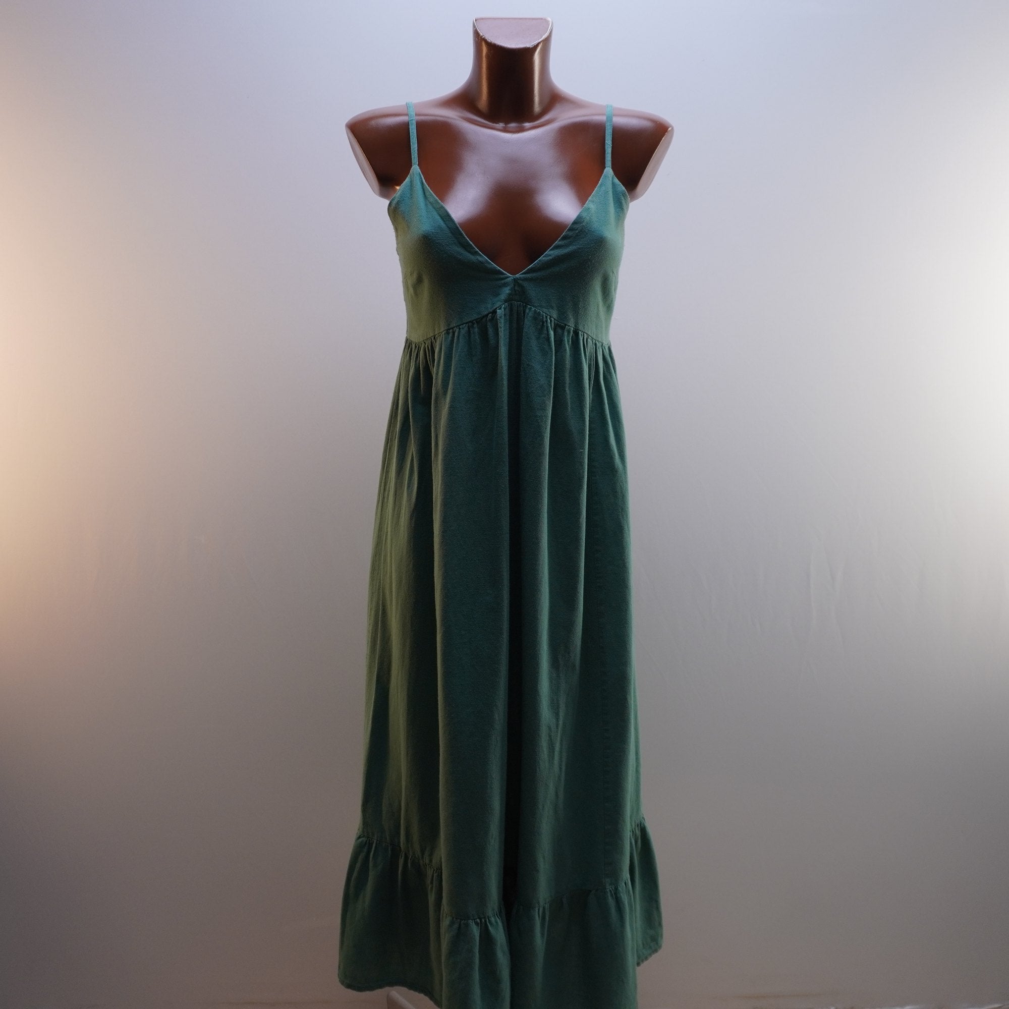 Vestido MNG para Mujer Usado - Verde, Pequeño (S)