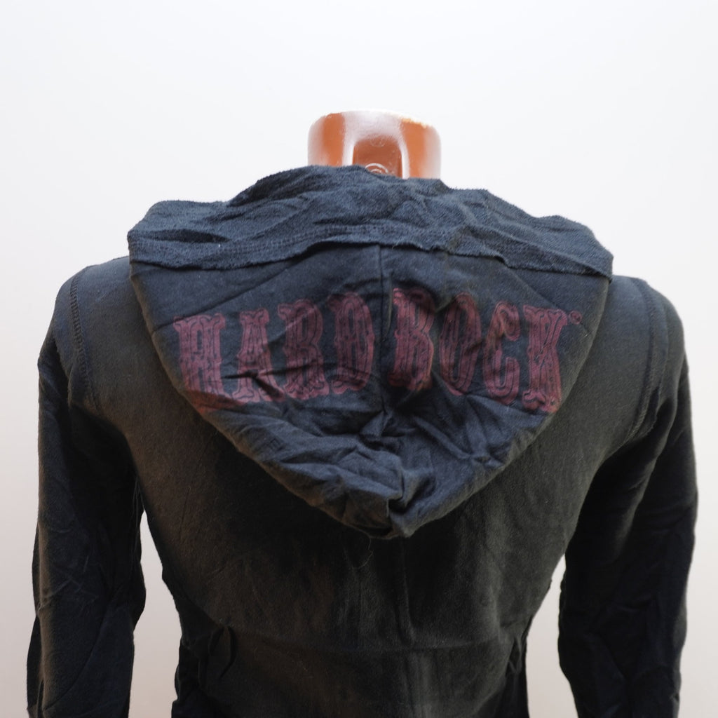 Sudadera con Capucha Hard Rock para Mujer Usada - Negra, XS