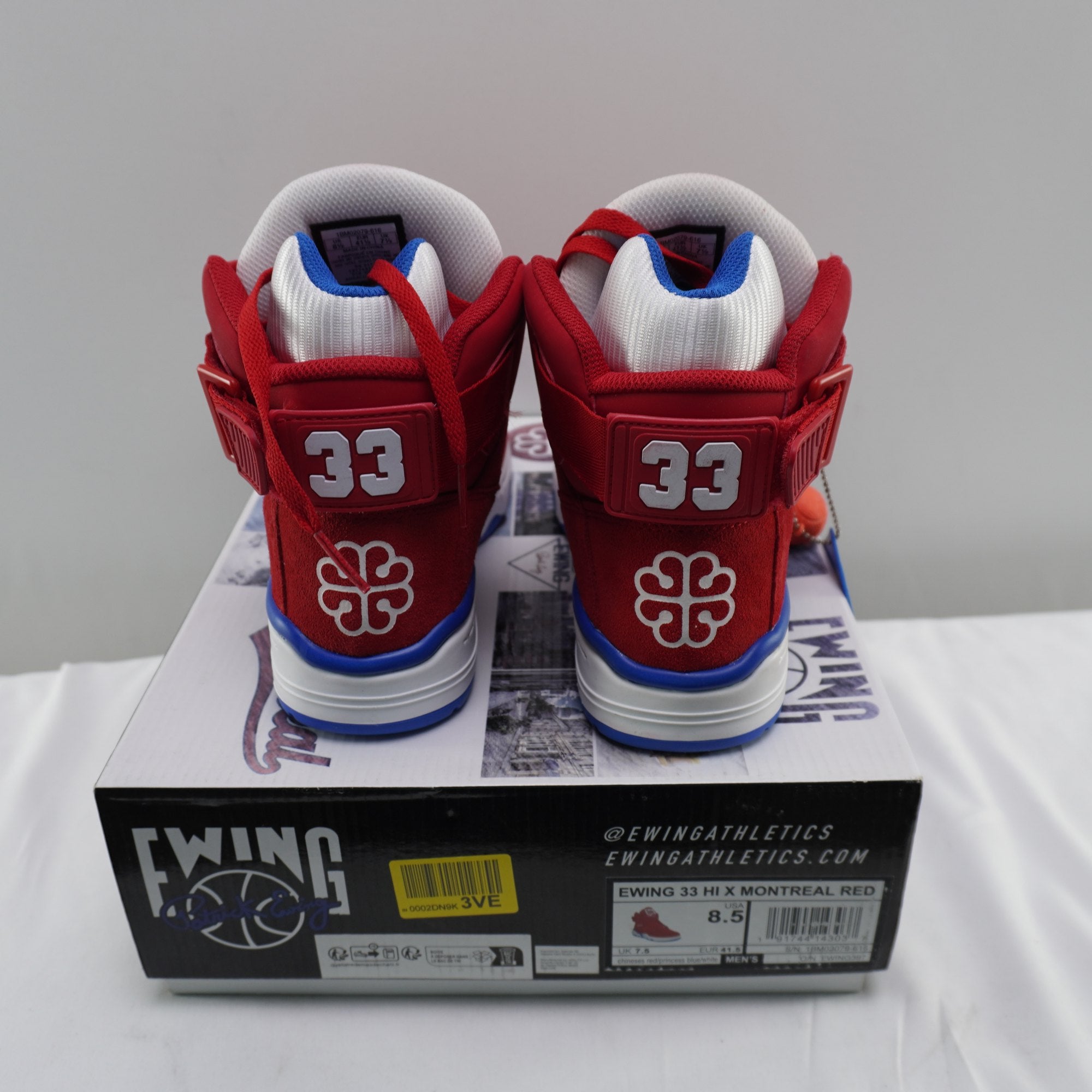 Zapatillas Patrick Ewing 33 Montreal para Hombre Usadas - Rojo, 41.5