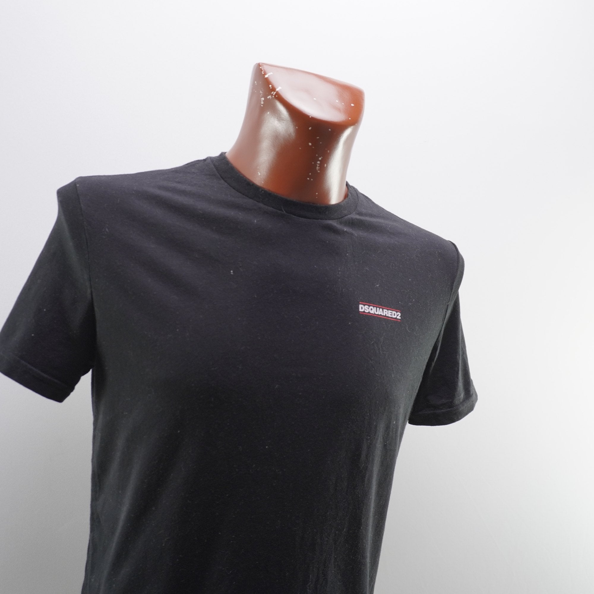 Camiseta de Manga Corta Dsquared2 para Hombre Usada - Negro, M