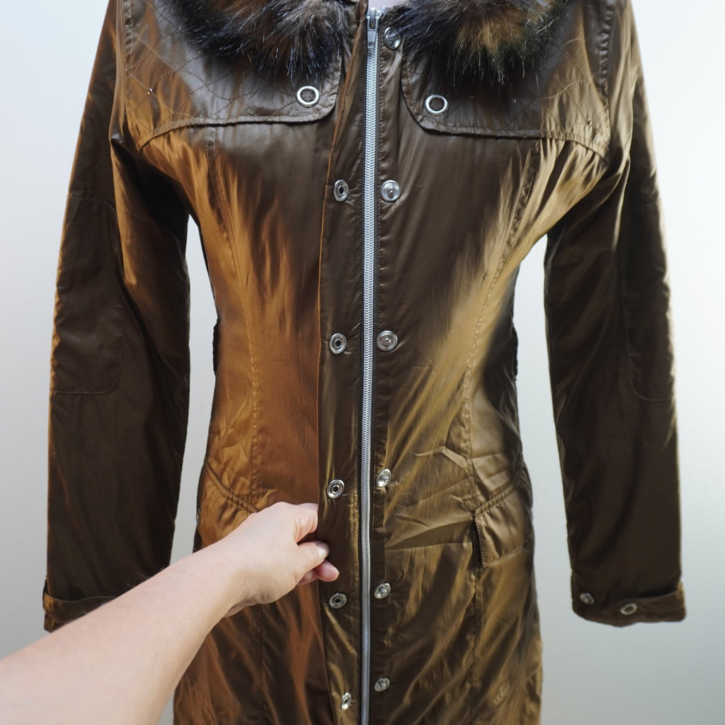 Parka Adidas para Mujer Usada - Verde, S