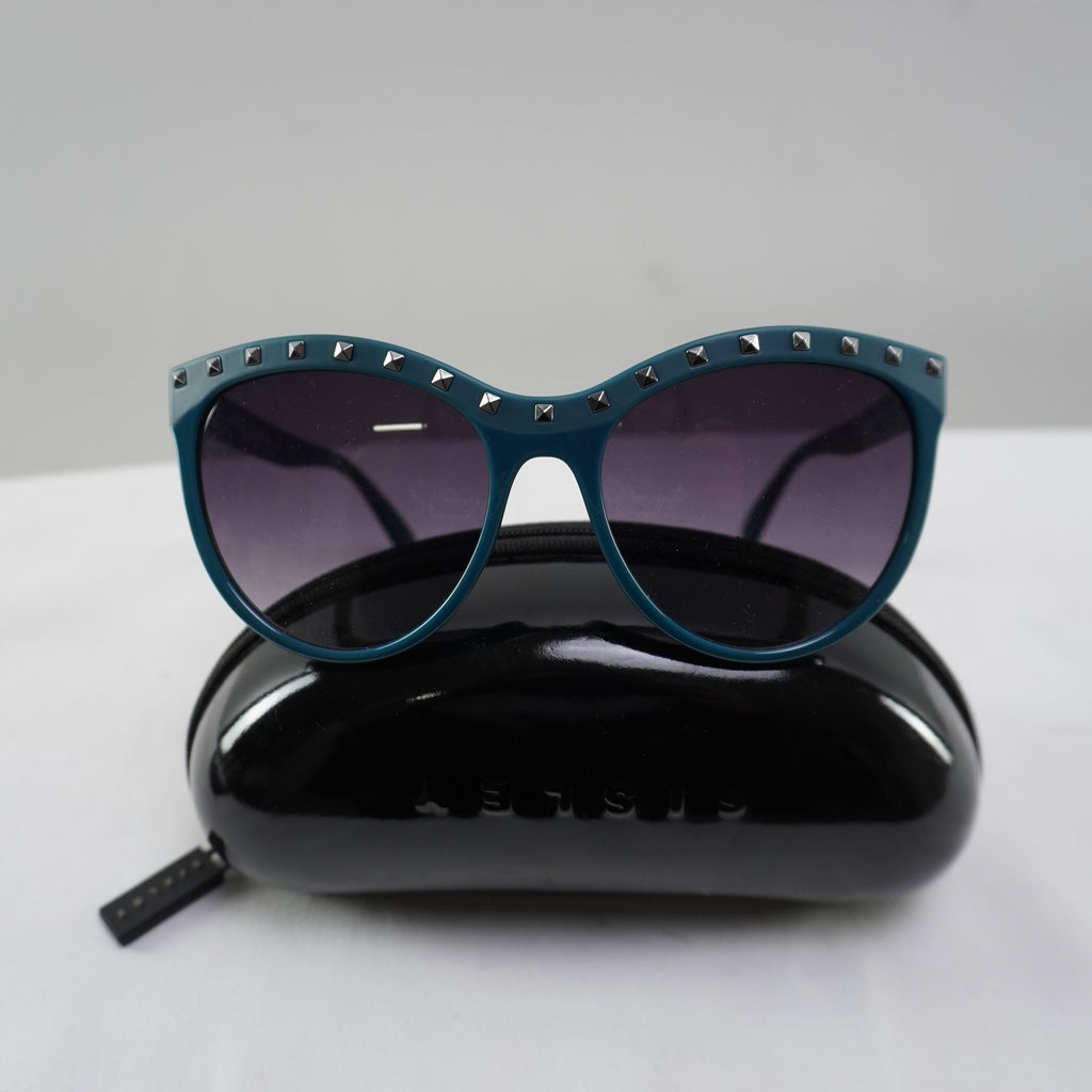 Gafas de Sol Sisley para Mujer Usadas - Verde, Muy Buen Estado