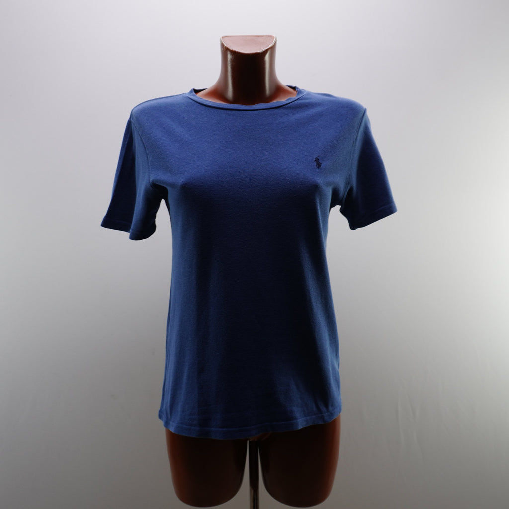 Camiseta de Manga Corta Ralph Lauren para Mujer Usada - Azul, M