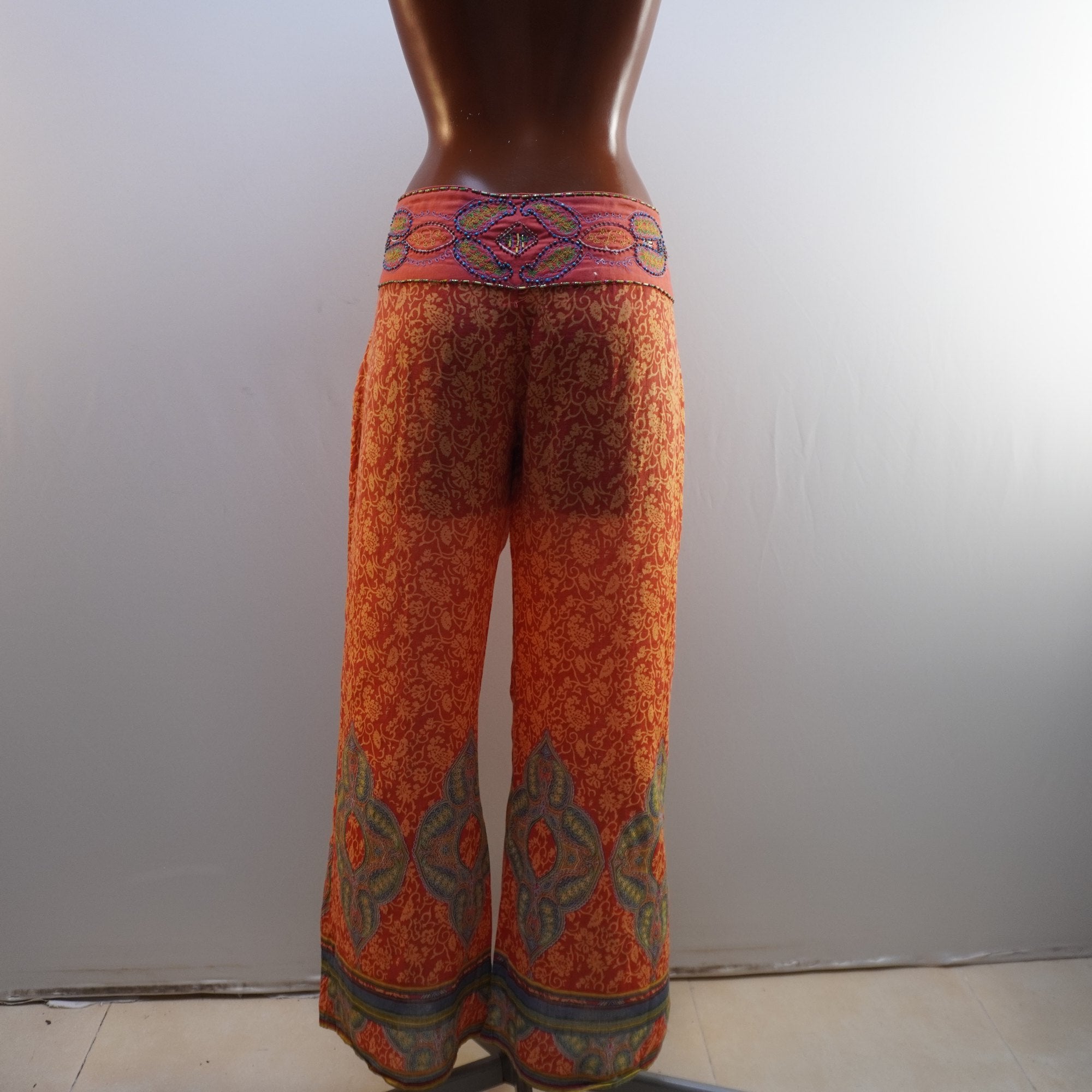 Pantalones Harén HHG para Mujer Usados - Naranja, L
