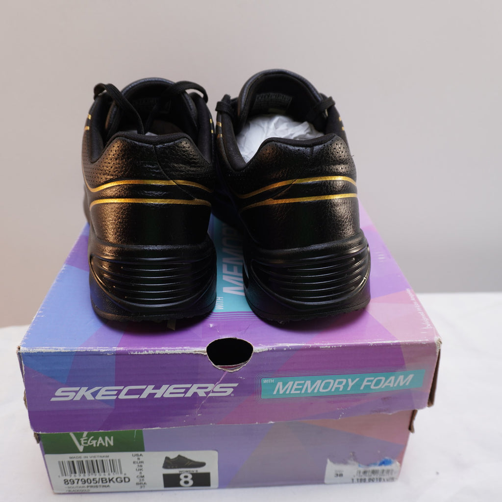 Zapatillas Skechers para Mujer Usadas - Negro, Talla 38
