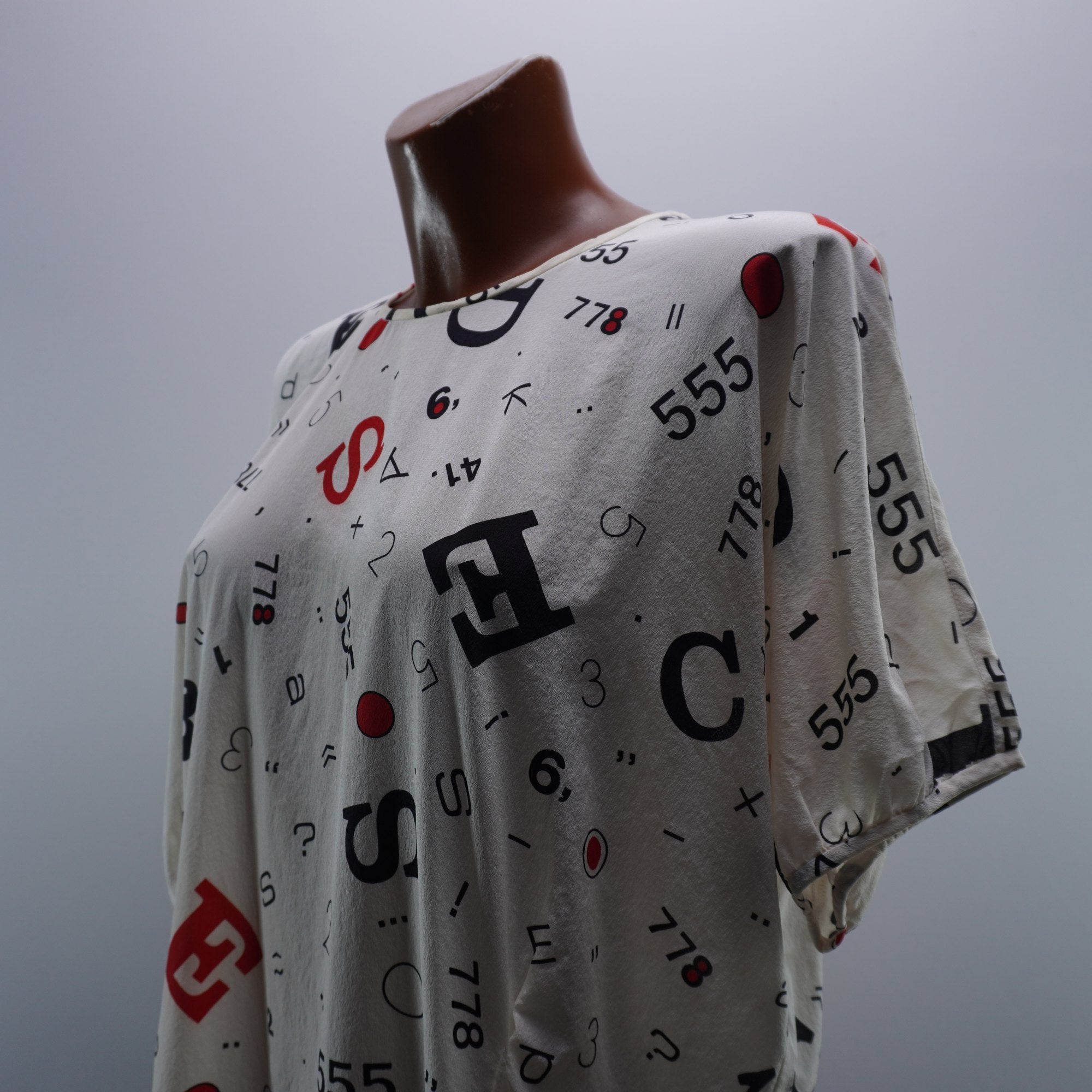 Camiseta de Manga Corta Escada para Mujer Usada - Blanco, L
