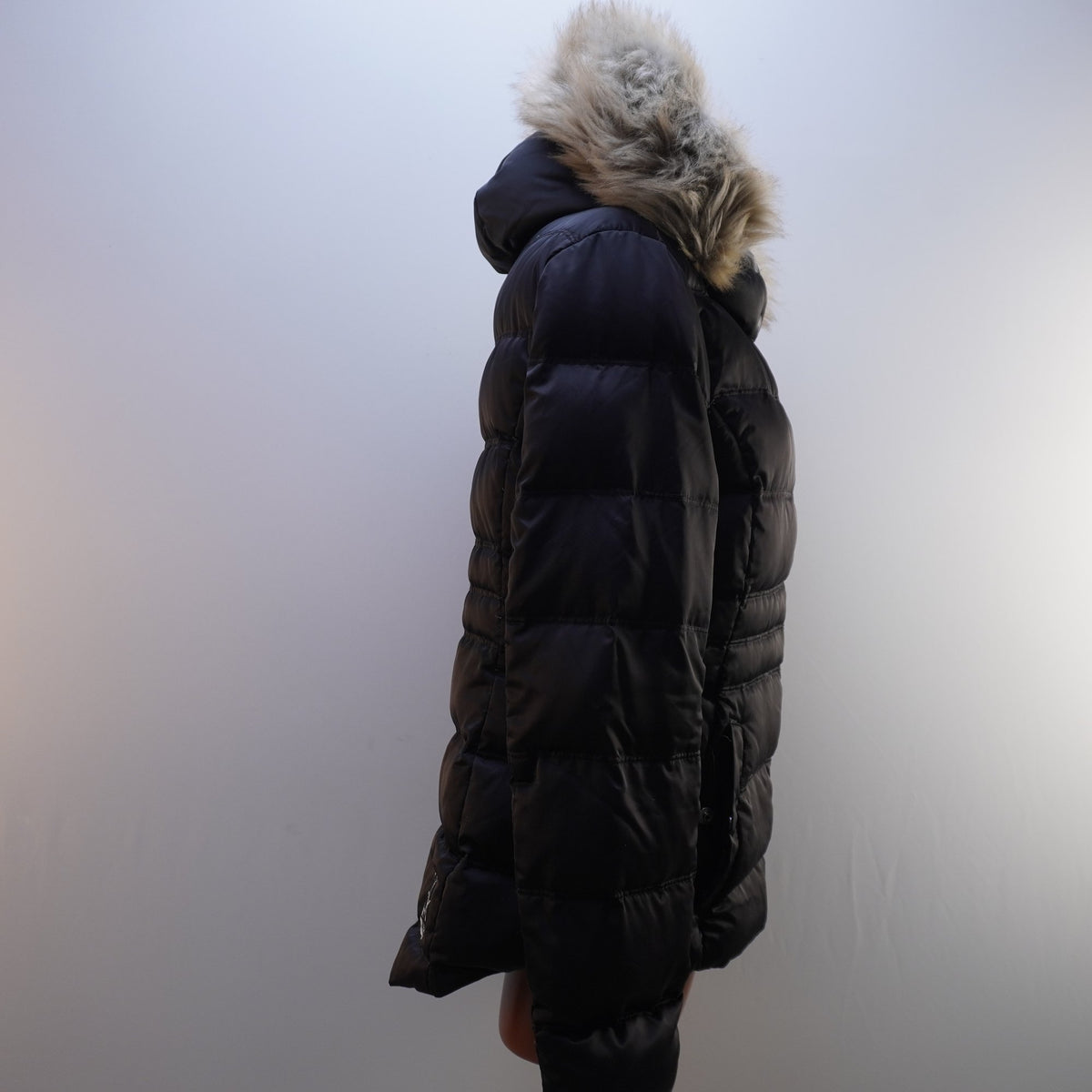 Parka Calvin Klein para Mujer Usada - Negra, XL