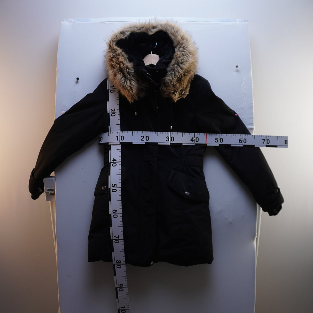 Parka Zara para Mujer Usada - Negra, XS