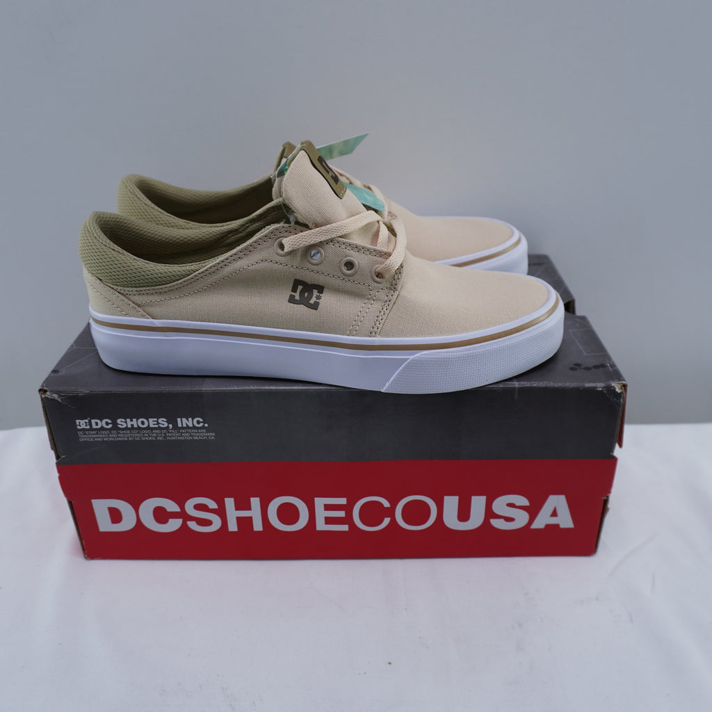 Zapatillas DC Shoes para Mujeres Usadas - Beige, Talla 40